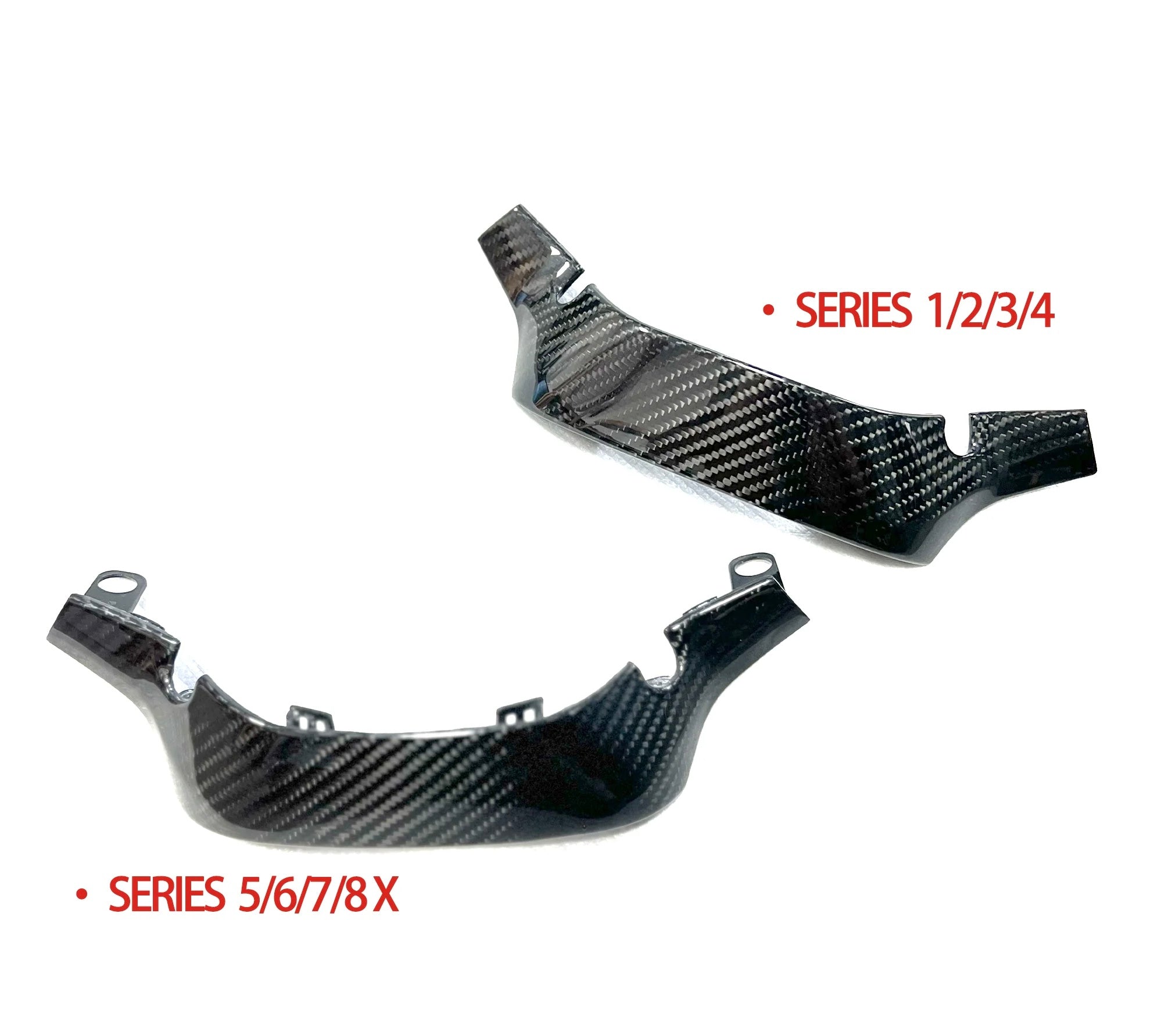 Couvercle de volant en fibre de carbone pour BMW Série 1/2/3/4/5/6/7/8 X