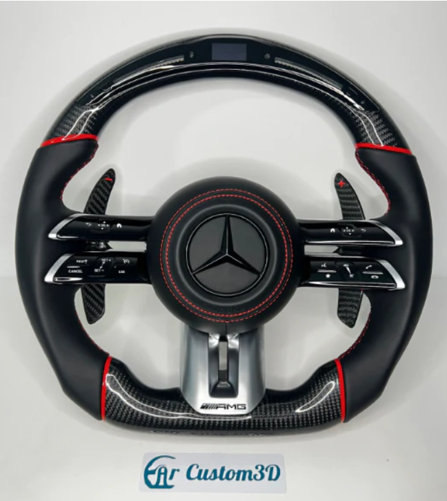 Volant Personnalisé Mercedes Benz AMG (2022-2023) (Dernière Génération)