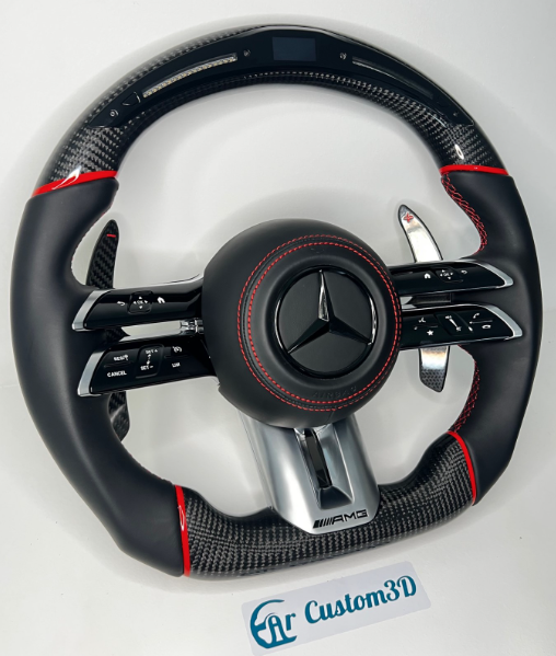 Volant Personnalisé Mercedes Benz AMG (2022-2023) (Dernière Génération)