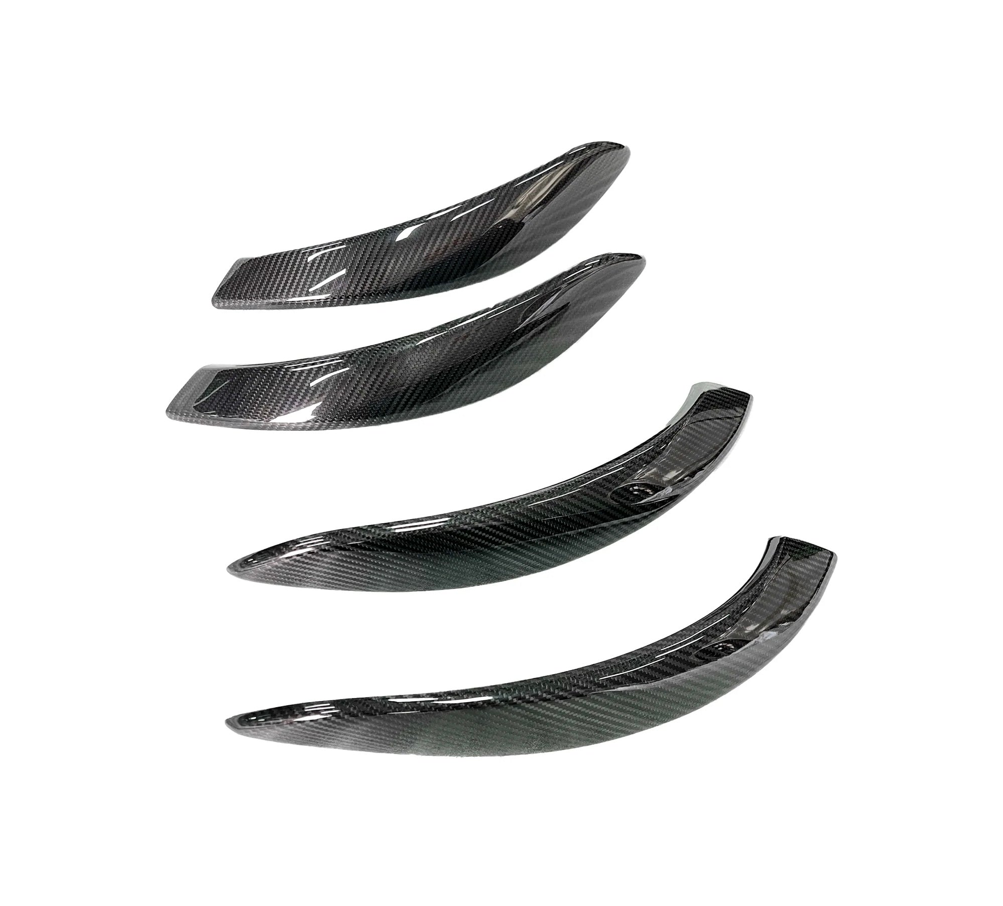 Poignée de porte intérieure en fibre de carbone sèche pour BMW F80 F30 / F82 F83