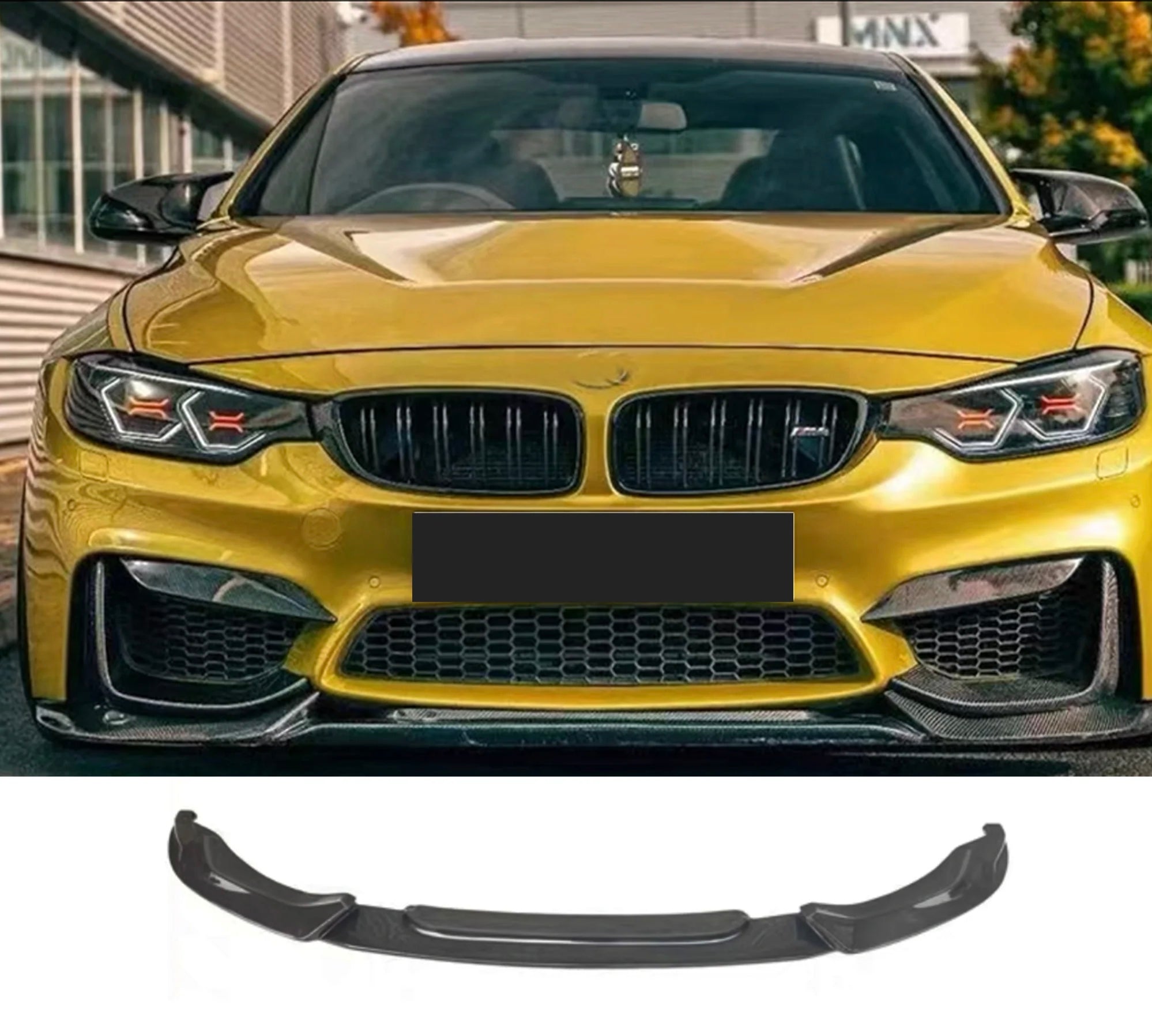 Lame avant VARIS en fibre de carbone pour BMW F80 F82 F83
