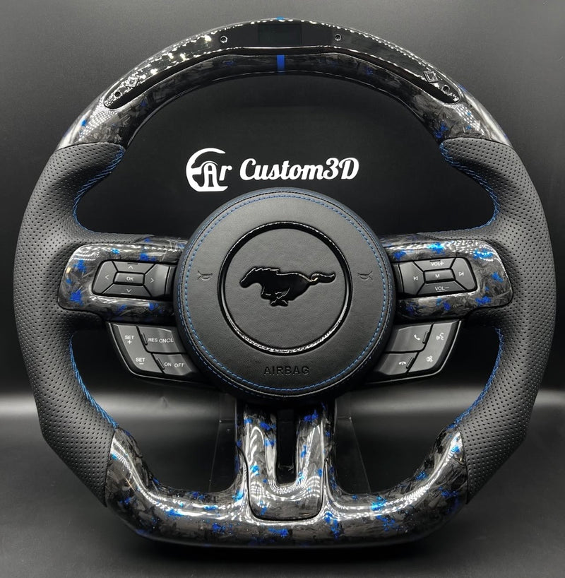 Volant Ford Mustang S550 sur mesure avec LED CarCustom3D
