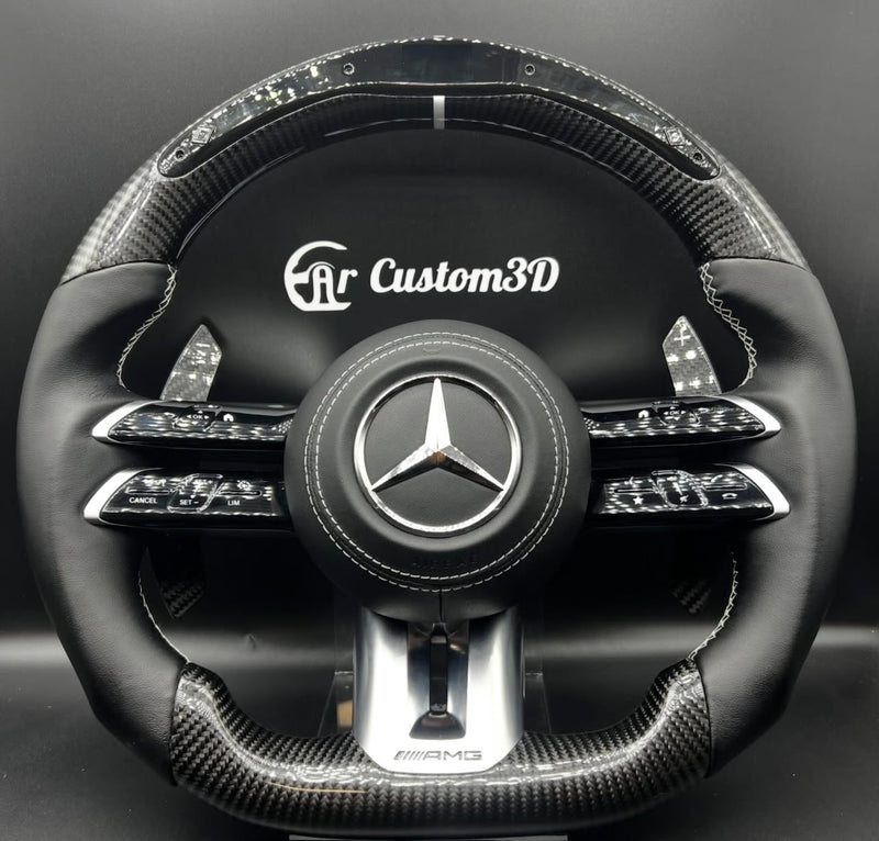 Volant Mercedes-Benz AMG 2022-2023 sur mesure avec LED CarCustom3D
