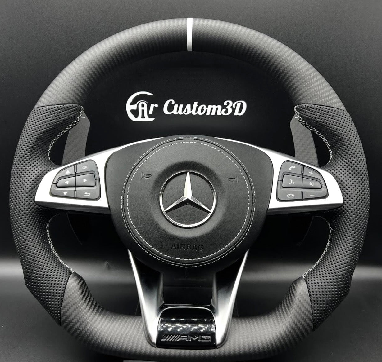 Volant Mercedes-Benz sur mesure avec LED CarCustom3D
