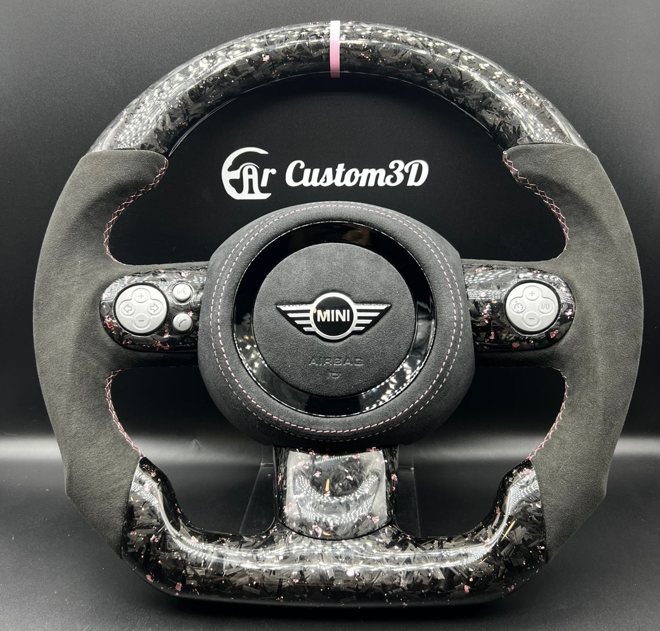 Volant MINI Cooper R56 sur mesure avec LED CarCustom3D
