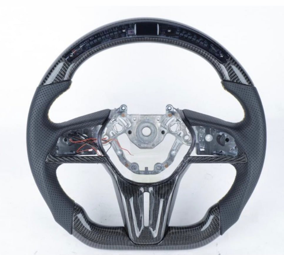 Volant Nissan GT-R R35 sur mesure avec LED CarCustom3D
