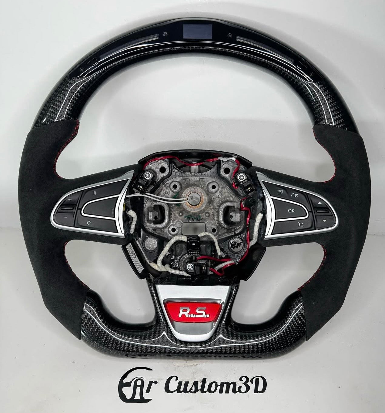 Volant Renault Mégane 4 RS sur mesure avec LED CarCustom3D
