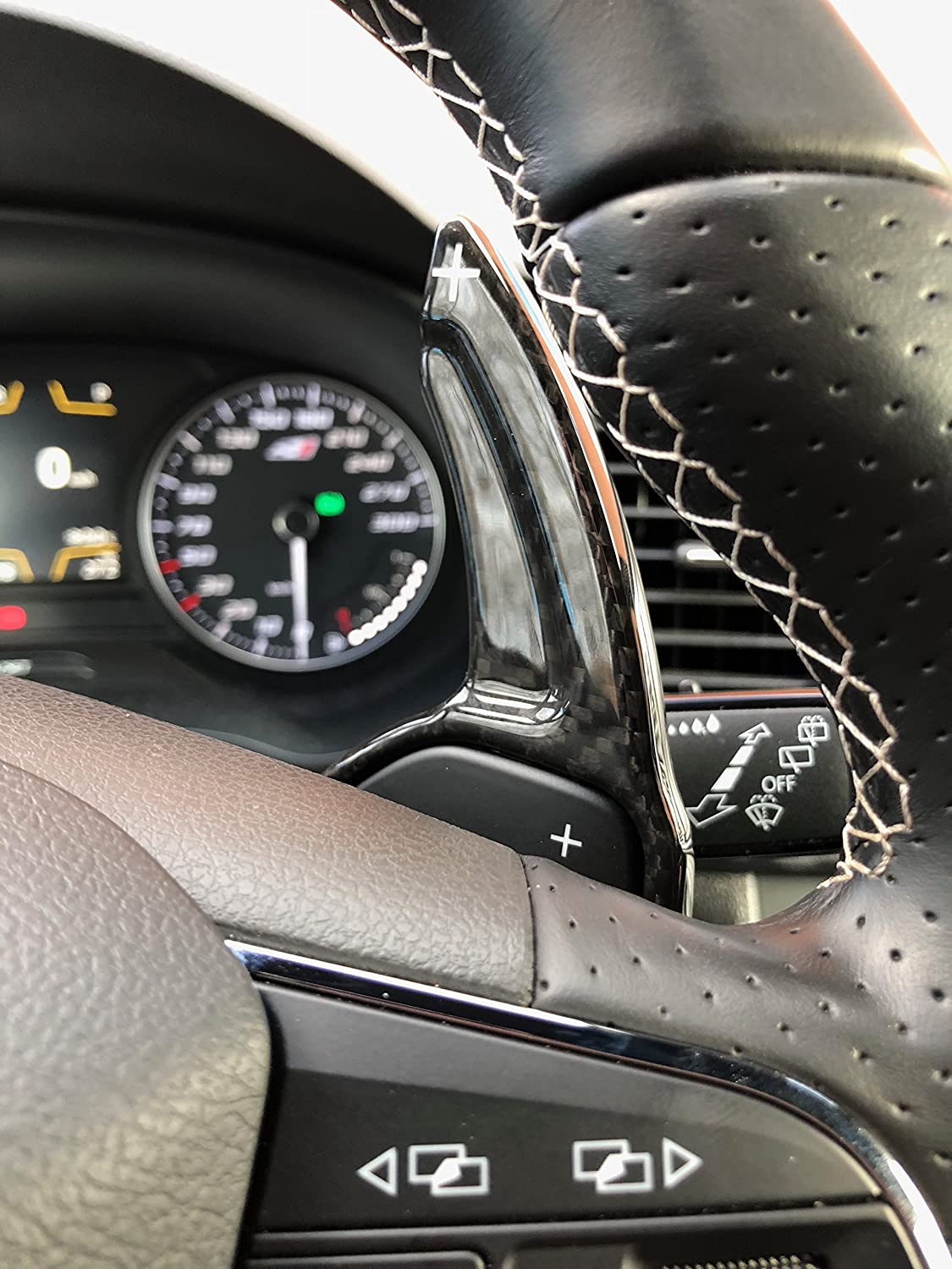 Seat Ateca /Leon FR/ Leon /Leon 4 5F Fibre de Carbone Extension palette au volant