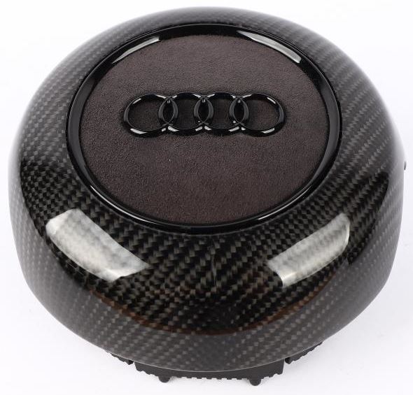 Couvercle Airbag AUDI carbone cuir (Année 2008-2020)