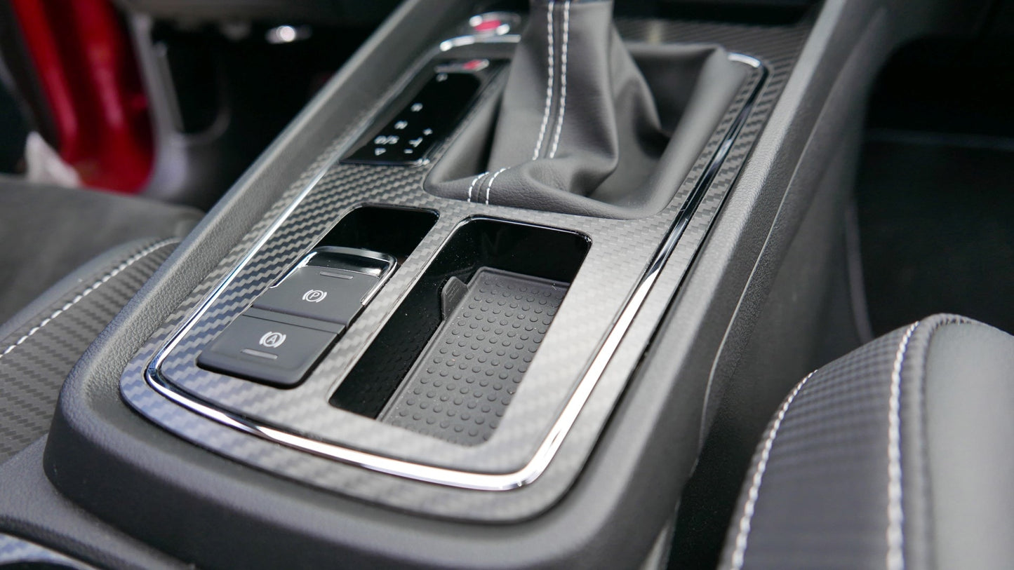 Seat Leon 5F levier de vitesses fibre de carbon. – CarCustom3D