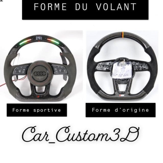 Volant Personnalisé Audi 8V2 A3/S3/RS3..8Y (2017-2022)