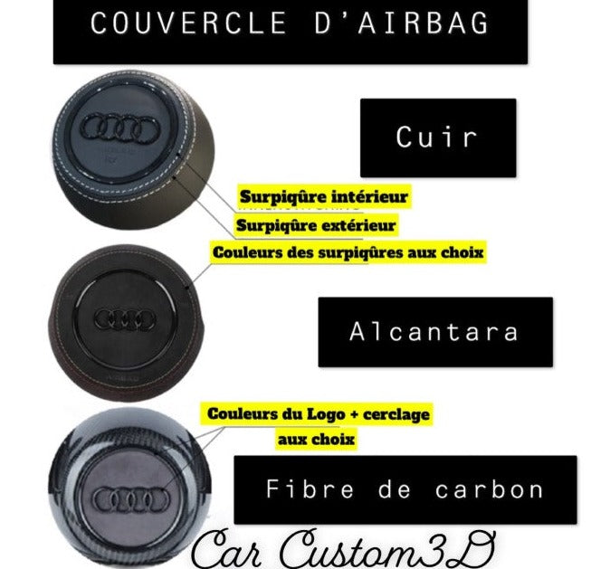 Volant Personnalisé Audi 8V2 A3/S3/RS3..8Y (2017-2022)